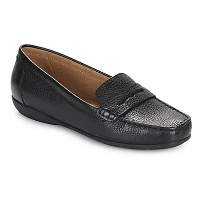 Geox D ANNYTAH MOC women's Loafers / Casual Shoes in Black