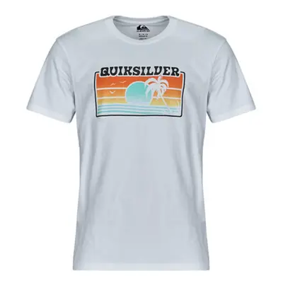 Quiksilver SUN FADED SS men's T shirt in White