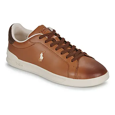 Polo Ralph Lauren HERITAGE COURT men's Shoes (Trainers) in Brown