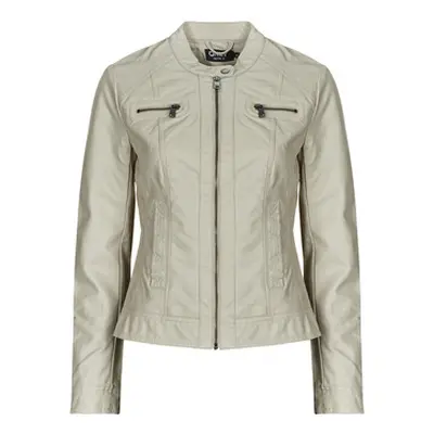 Only ONLBANDIT women's Leather jacket in White