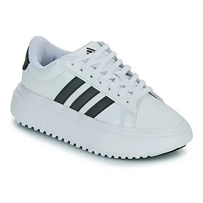 Adidas GRAND COURT PLATFORM women's Shoes (Trainers) in White