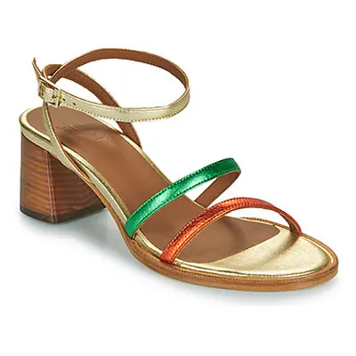 Otess / Zoï Z1530-JAAL-PLATINO-JAAL-ARAGOSTA-JAAL-MELA women's Sandals in Gold