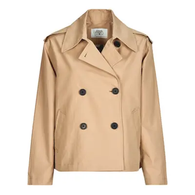 Le Temps des Cerises LLUVIA women's Trench Coat in Beige