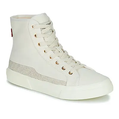 Levis DECON PLUS MID S women's Shoes (High-top Trainers) in White