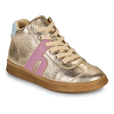 Bisgaard HELMA girls's Children's Shoes (High-top Trainers) in Gold