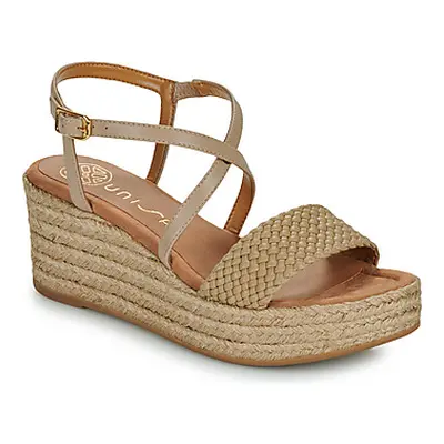 Unisa KUSI women's Sandals in Beige