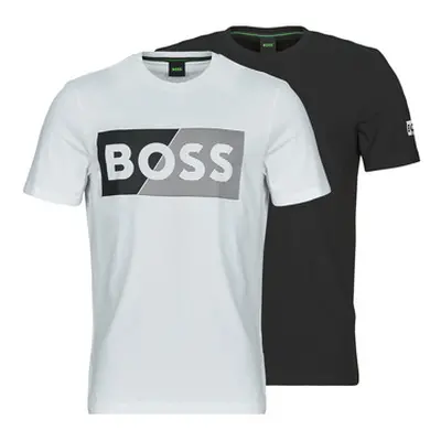 BOSS T Shirt 2 Pack 2 men's T shirt in Multicolour