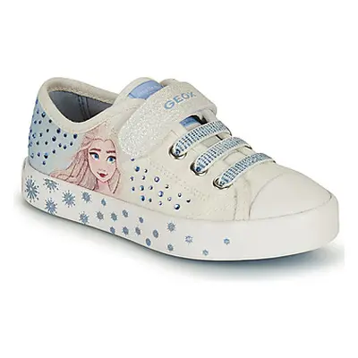 Geox JR CIAK GIRL girls's Children's Shoes (Trainers) in White