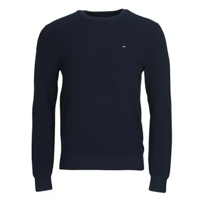 Tommy Hilfiger ESSENTIAL STRUCTURE CREW NECK men's Sweater in Marine