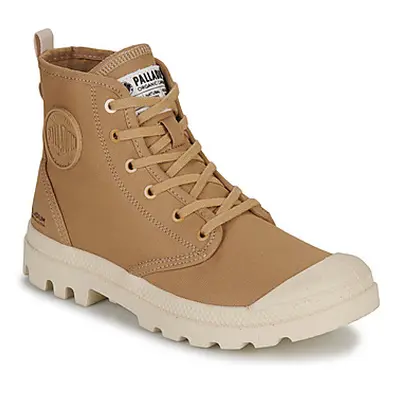 Palladium PAMPA HI ZIP ORGANIC women's Shoes (High-top Trainers) in Brown