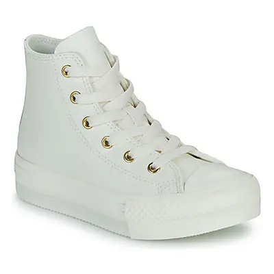 Converse CHUCK TAYLOR ALL STAR EVA LIFT girls's Children's Shoes (High-top Trainers) in White