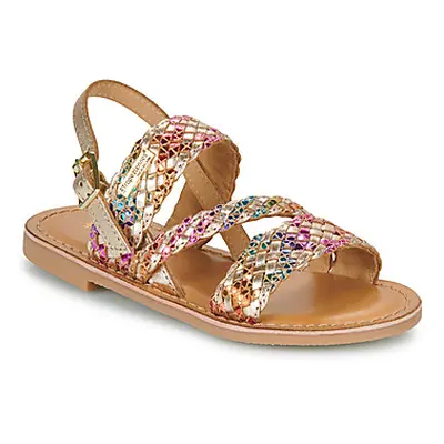 Les Tropéziennes par M Belarbi BAMAKO girls's Children's Sandals in Gold