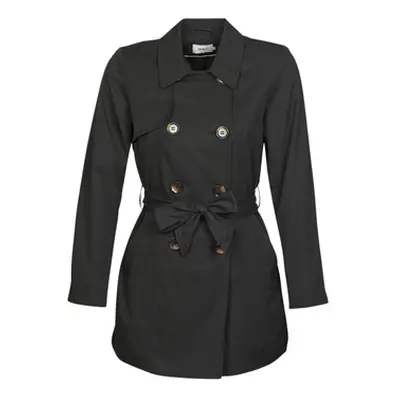 Only ONLVALERIE women's Trench Coat in Black