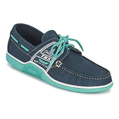 TBS GLOBEK men's Boat Shoes in Blue