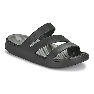 Crocs Getaway Strappy women's Mules / Casual Shoes in Black