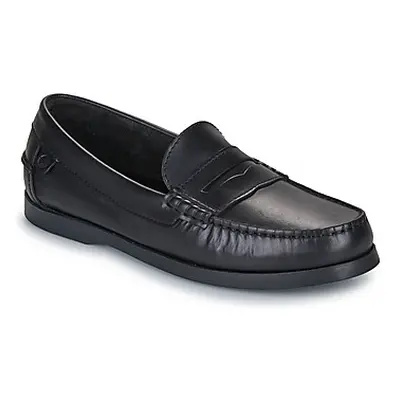 Casual Attitude NEVIAL men's Boat Shoes in Black