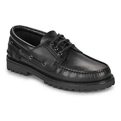 Casual Attitude EVEROA men's Boat Shoes in Black