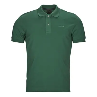 Geox M POLO PIQUET men's Polo shirt in Kaki