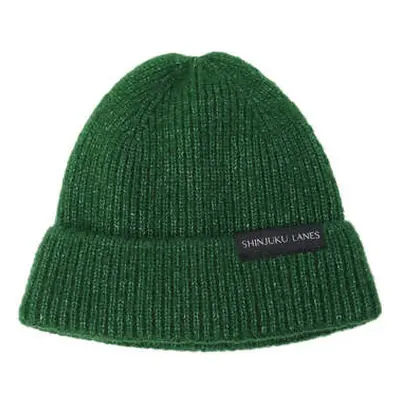 Shinjuku Lanes Origin Ribbed Beanie - Flecked Green women's Beanie in Green