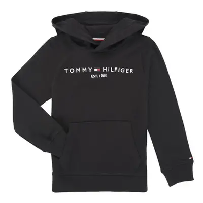 Tommy Hilfiger ESSENTIAL HOODIE boys's Children's sweatshirt in Black