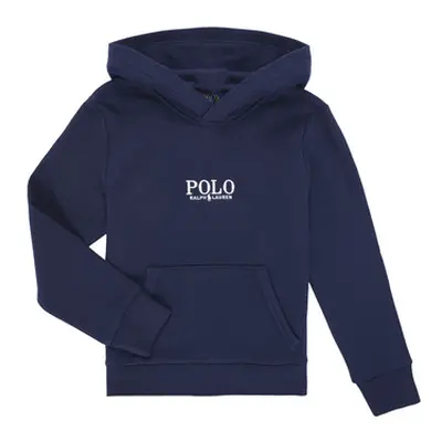 Polo Ralph Lauren PO HOOD-KNIT SHIRTS-SWEATSHIRT girls's Children's Sweatshirt in Marine