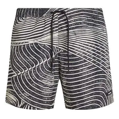 Calvin Klein Jeans All Over Printed Swim Shorts Palm Leaves men's in Black