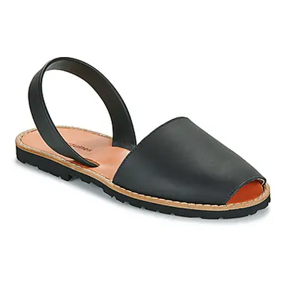 Minorquines AVARCA women's Sandals in Black