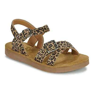 Pom d'Api PLAGE-AIR CROSSY girls's Children's Sandals in Brown