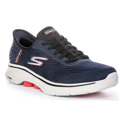 Skechers Go Walk 7 Free Hand 2 men's Trainers in Blue