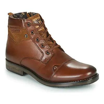 Redskins NISSA men's Mid Boots in Brown