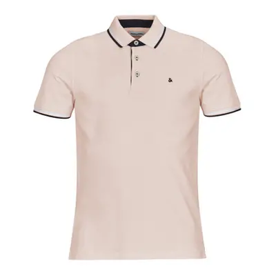 Jack & Jones JJEPAULOS men's Polo shirt in Beige