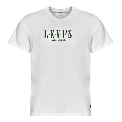 Levis SS RELAXED FIT TEE men's T shirt in White