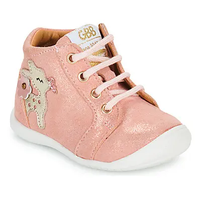 GBB BICHETTE ETE girls's Children's Shoes (High-top Trainers) in Pink