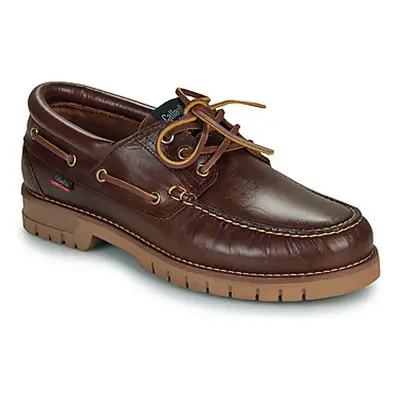 CallagHan - men's Boat Shoes in Brown