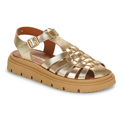 JB Martin CLEA women's Sandals in Gold