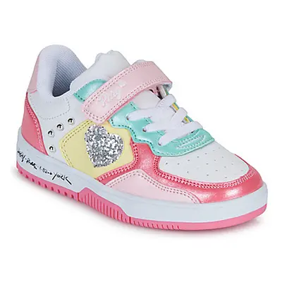 Primigi B G PLAYER girls's Children's Shoes (Trainers) in White