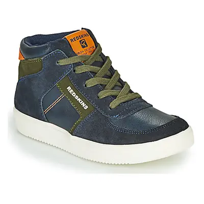 Redskins LAVAL KID boys's Children's Shoes (High-top Trainers) in Blue