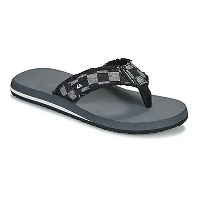 Quiksilver MONKEY ABYSS men's Flip flops / Sandals (Shoes) in Grey