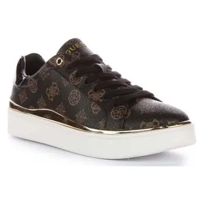 Guess Fl8Bnyfal12 Bonny women's Trainers in Brown