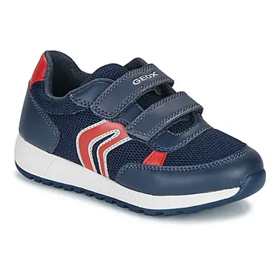 Geox J ALBEN BOY girls's Children's Shoes (Trainers) in Blue