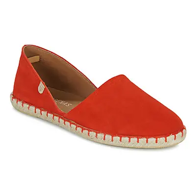 Verbenas Carmen Serraje women's Espadrilles / Casual Shoes in Red