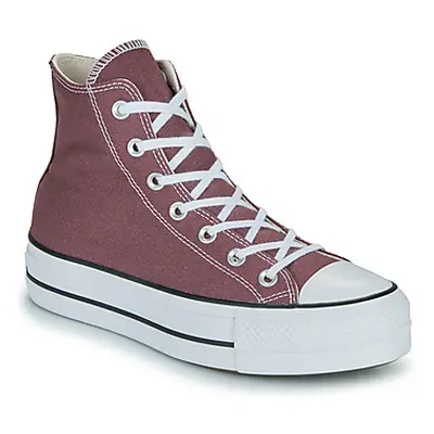 Converse CHUCK TAYLOR ALL STAR LIFT PLATFORM women's Shoes (High-top Trainers) in Pink