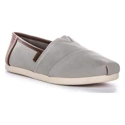 Toms Alpargata 3.0 Vegan Leather Trim men's Espadrilles / Casual Shoes in Grey