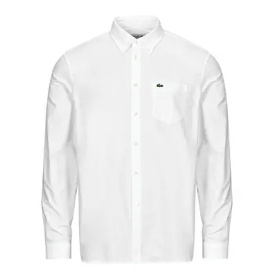 Lacoste CH1911 men's Long sleeved Shirt in White