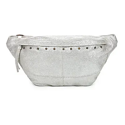 Pieces PCDAINO women's Hip bag in Silver