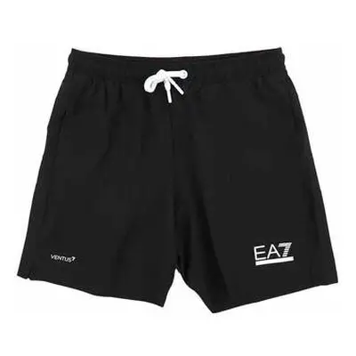 Ea7 Emporio Armani Tennis Pro VENTUS7 Shorts - Black men's Shorts in Black