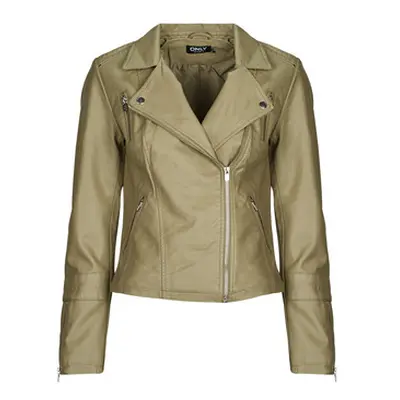 Only ONLGEMMA women's Leather jacket in Brown