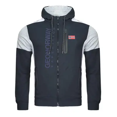 Geographical Norway FAGOZIP men's Sweatshirt in Marine