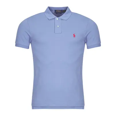 Polo Ralph Lauren POLO AJUSTE SLIM FIT EN COTON BASIC MESH men's Polo shirt in Blue