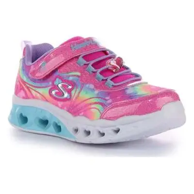 Skechers Flutter Heart Groovy Swirl girls's Trainers in Pink